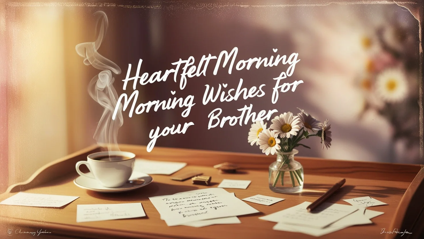 Heartfelt Morning Wishes for Your Brother