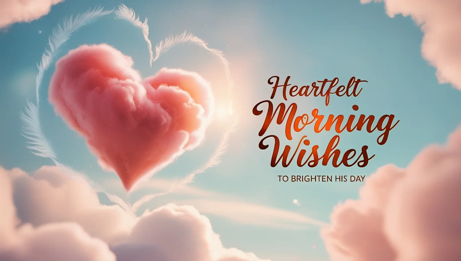 Heartfelt Morning Wishes to Brighten His Day