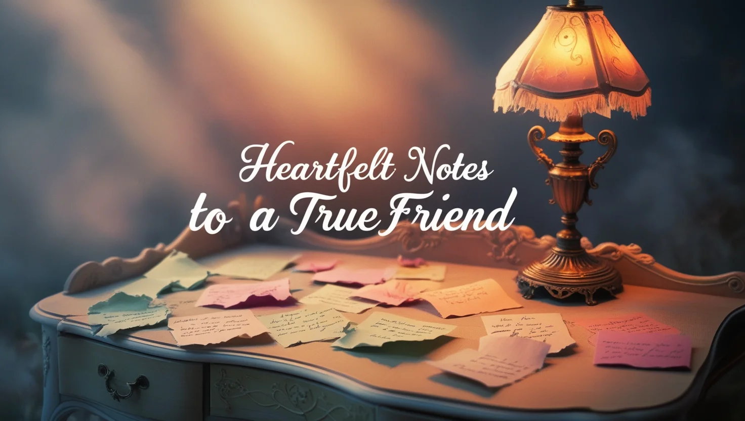 Heartfelt Notes to a True Friend