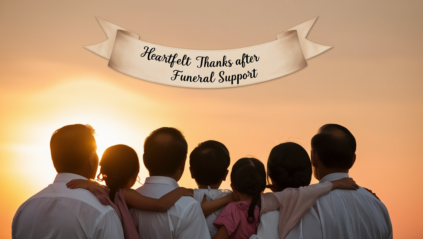 Heartfelt Thanks After Funeral Support