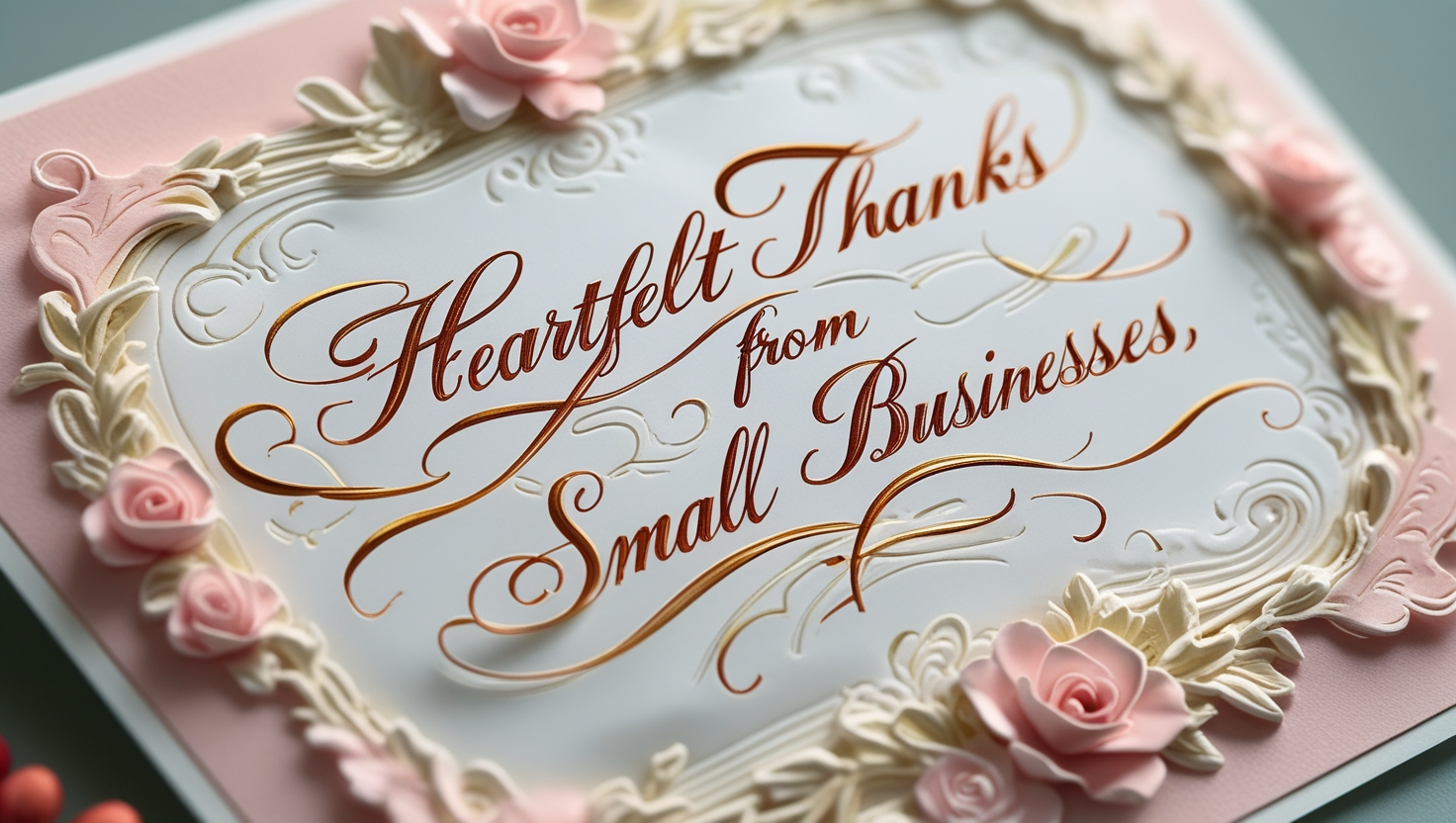 Heartfelt Thanks From Small Businesses