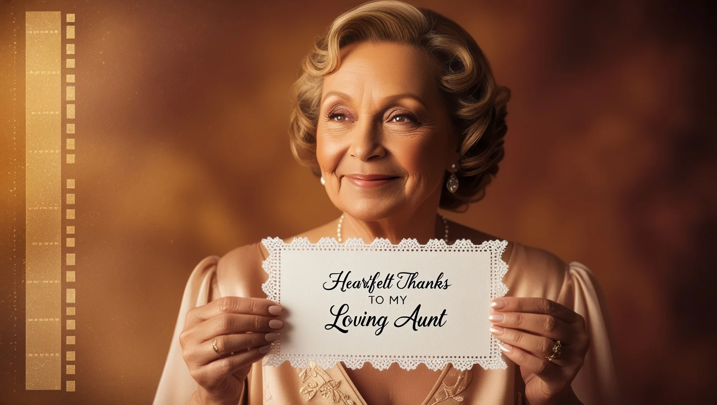 Heartfelt Thanks to My Loving Aunt