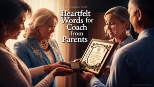 Heartfelt Words for Coach from Parents