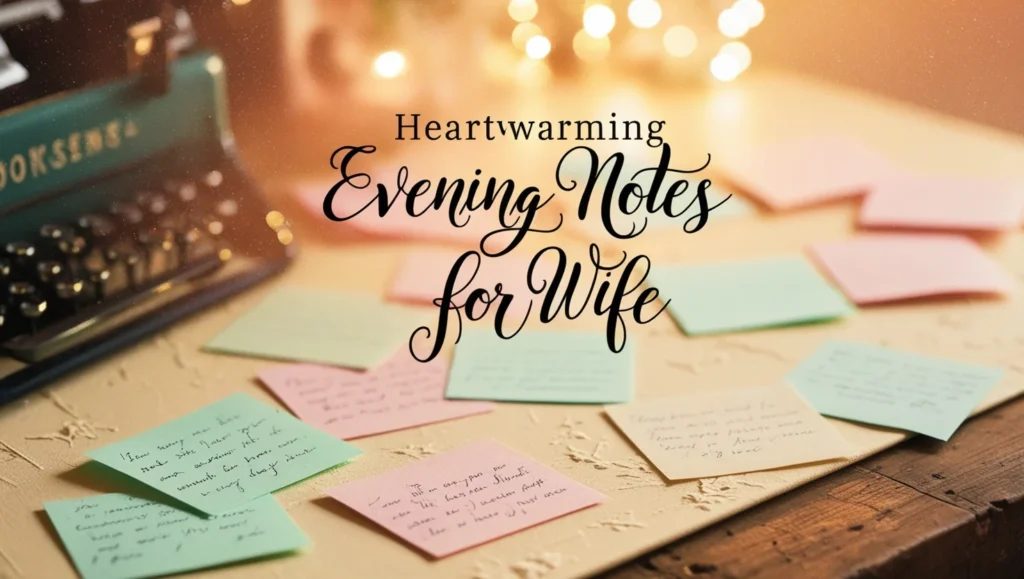 Heartwarming Evening Notes for Wife