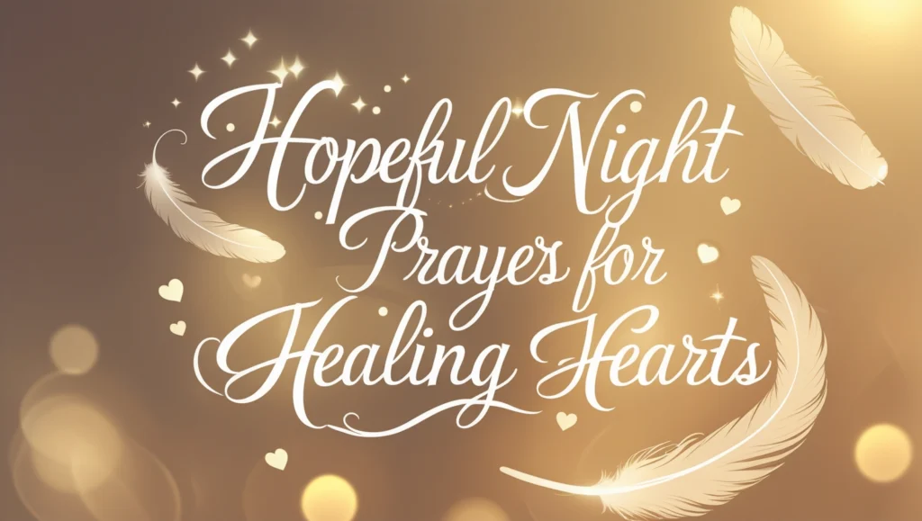 Hopeful Night Prayers for Healing Hearts