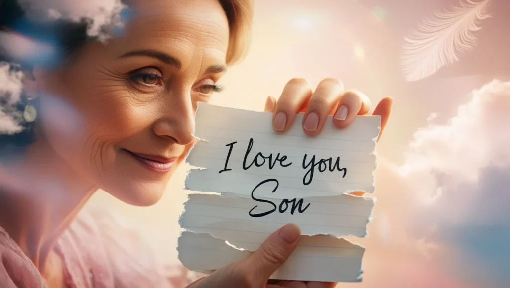 “I Love You, Son” Quotes from Mom