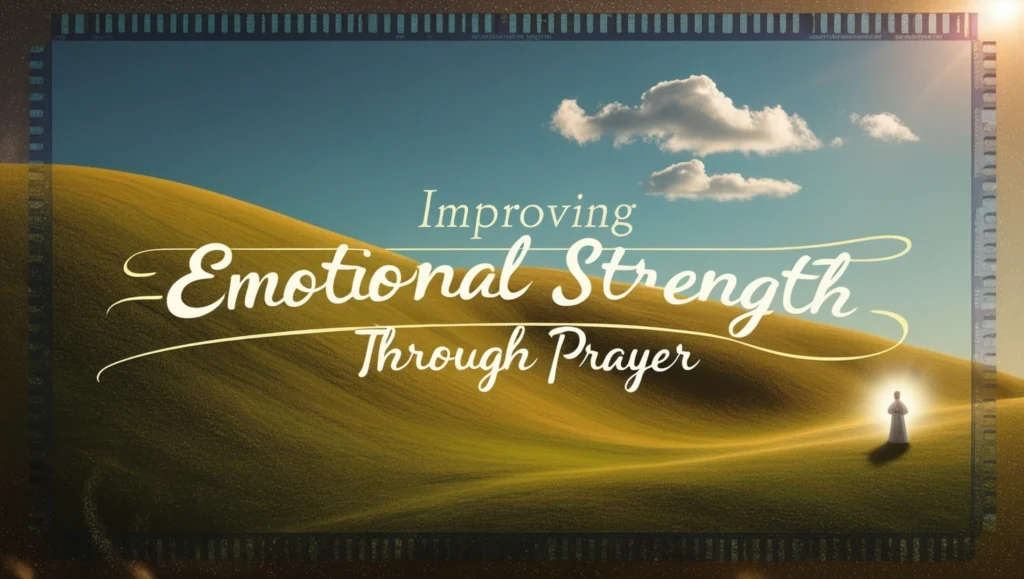 Improving Emotional Strength Through Prayer