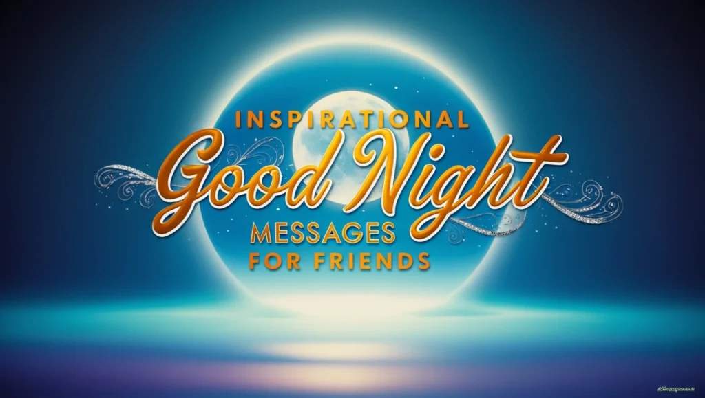 Inspirational Good Night Messages for Friends