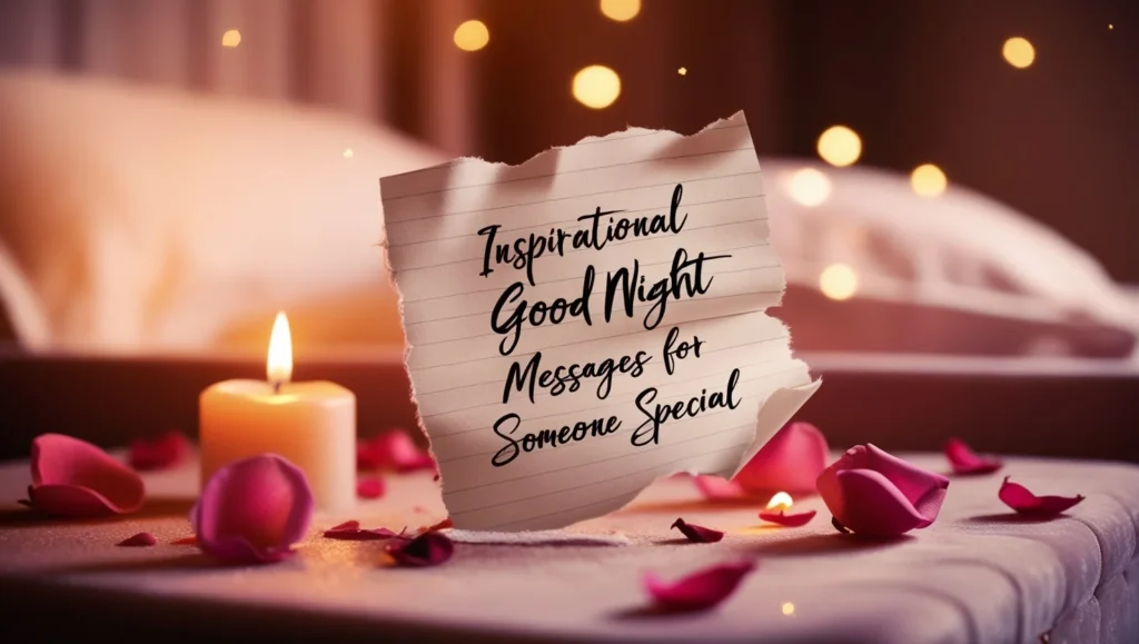 Inspirational Good Night Messages for Someone Special