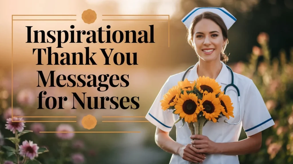 Inspirational Thank You Messages for Nurses