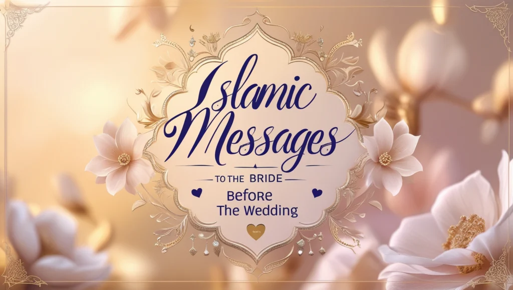 Islamic Messages to the Bride Before the Wedding