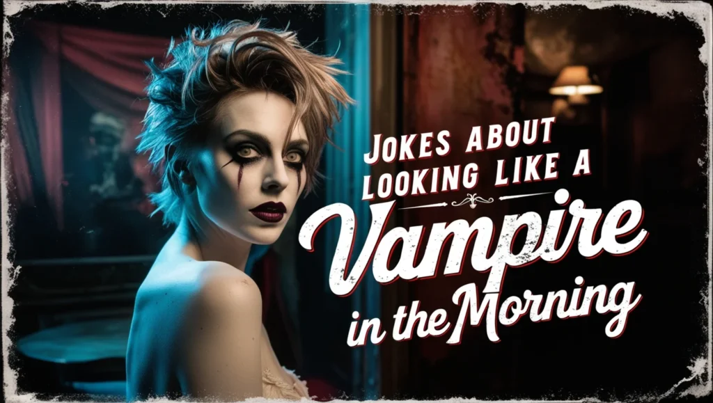Jokes About Looking Like a Vampire in the Morning