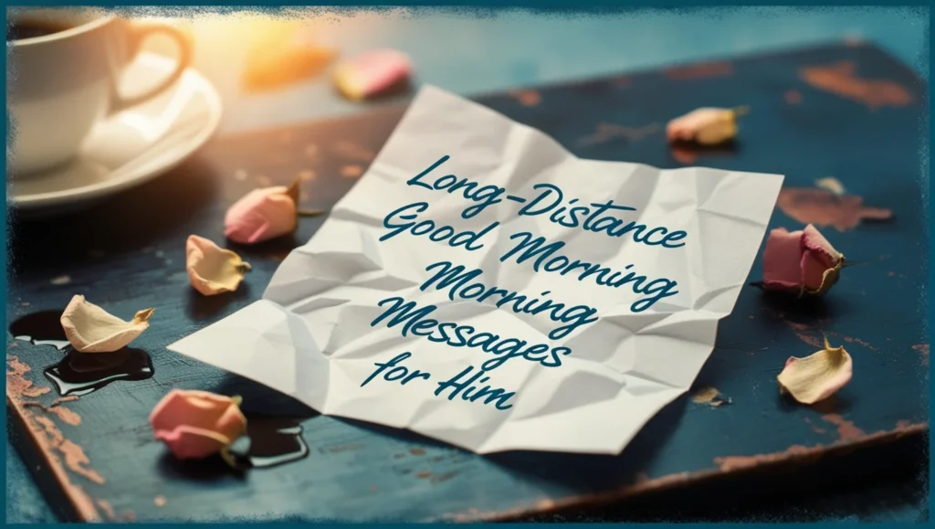 Long-distance Good Morning Messages for Him