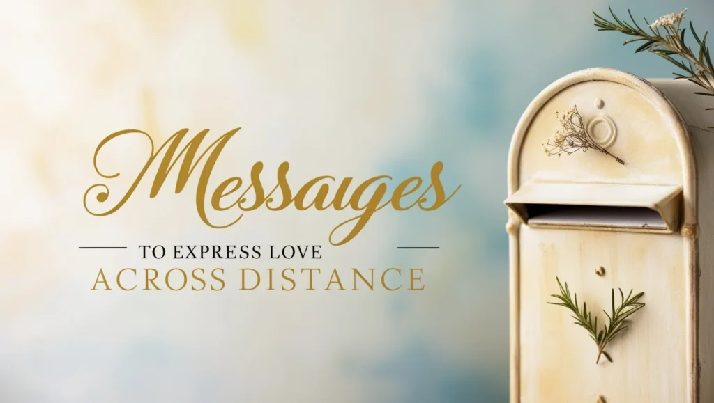Messages to Express Love Across Distance