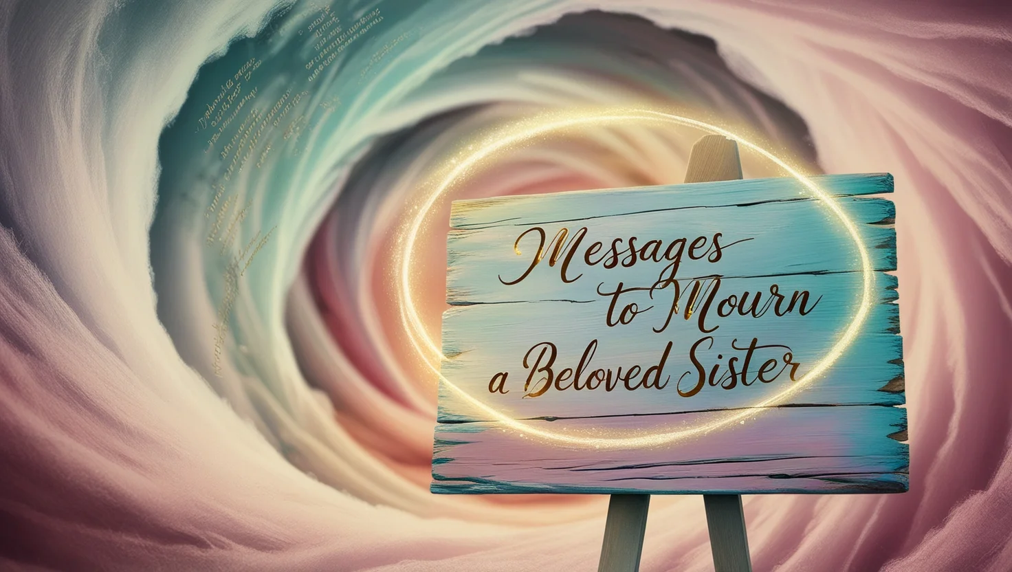 Messages to Mourn a Beloved Sister