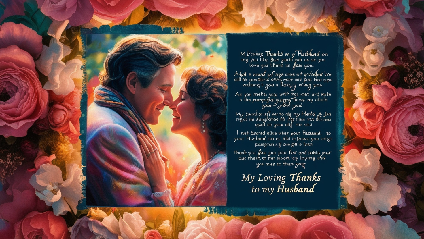My Loving Thanks to My Husband