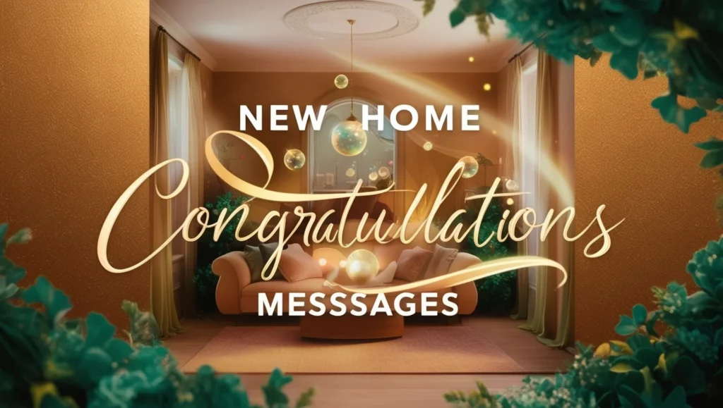 New Home Congratulations Messages