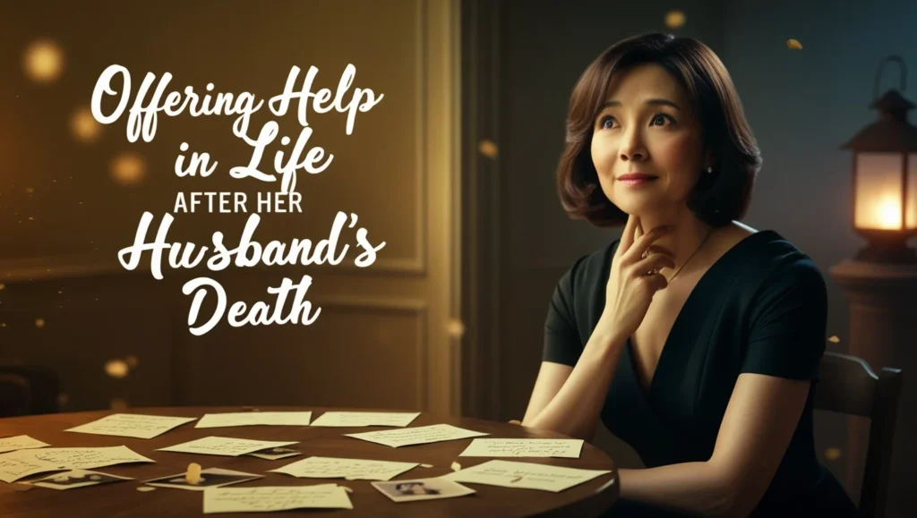 Offering Help in Life After Her Husband’s Death