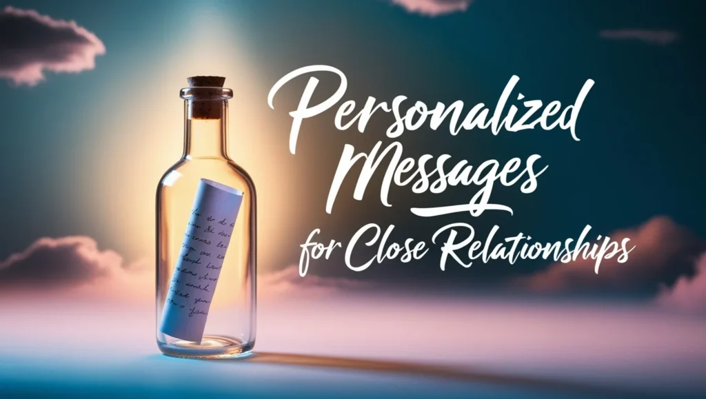 Personalized Messages for Close Relationships