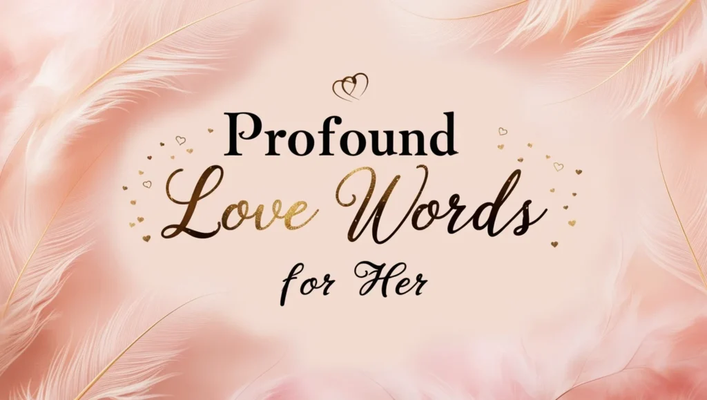 Profound Love Words For Her