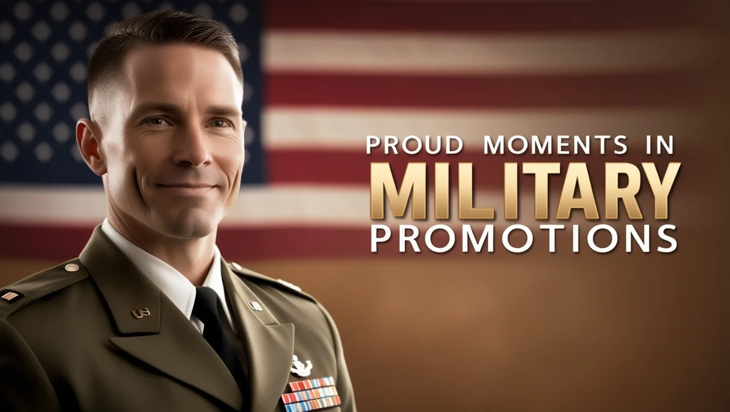 Proud Moments in Military Promotions