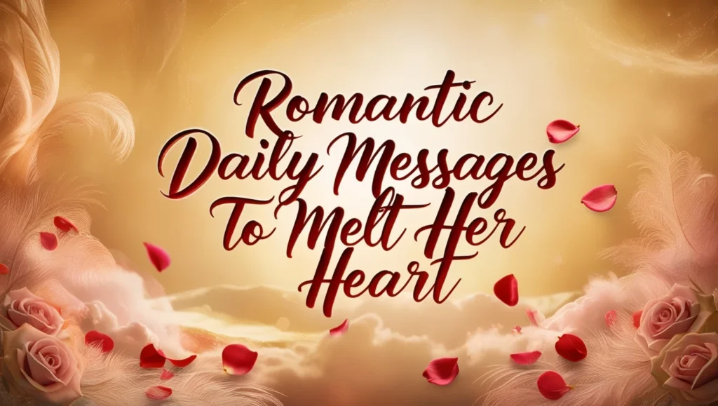 Romantic Daily Messages to Melt Her Heart