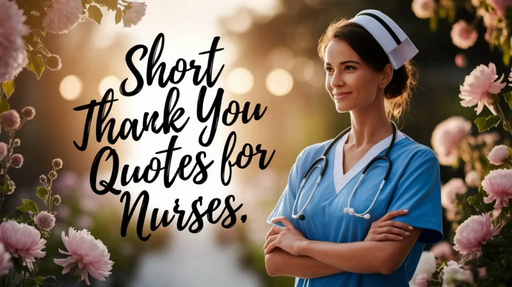 Short Thank You Quotes for Nurses