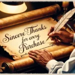 Sincere Thanks for Every Purchase