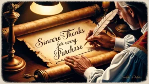 Sincere Thanks for Every Purchase