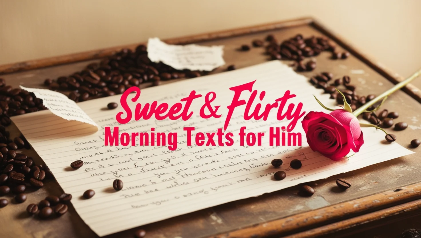 Sweet & Flirty Morning Texts for Him