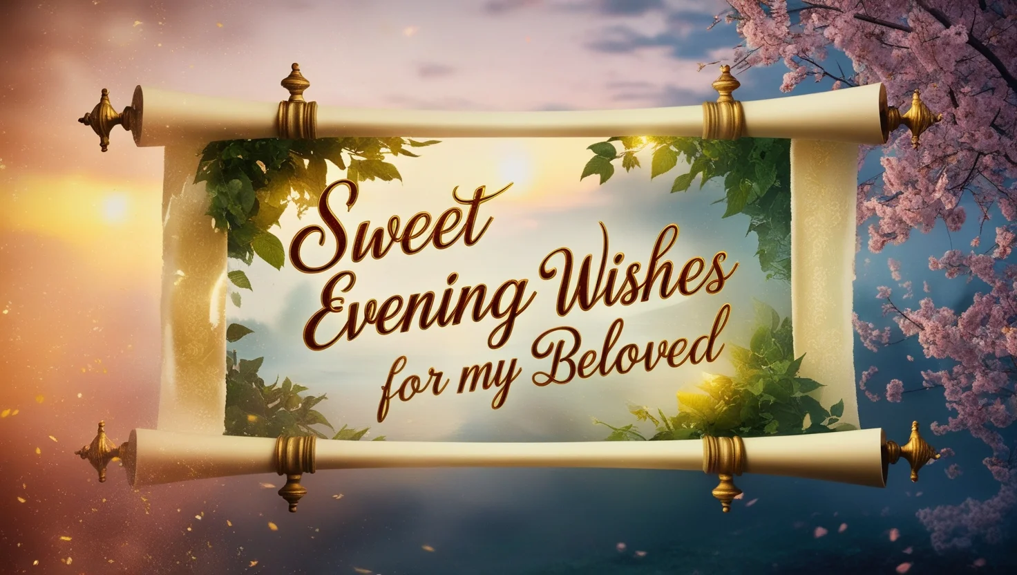 Sweet Evening Wishes for My Beloved