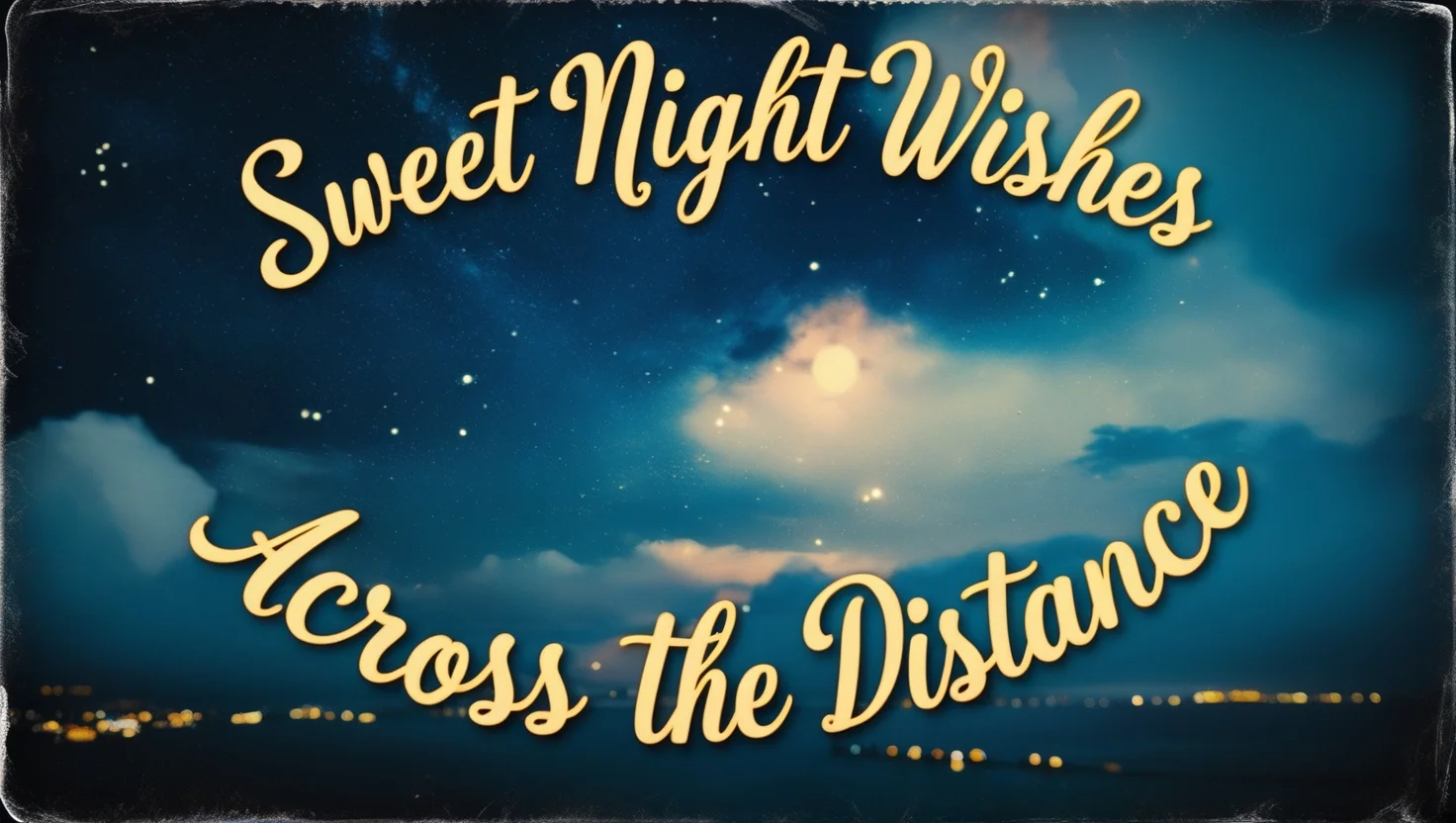 Sweet Night Wishes Across the Distance
