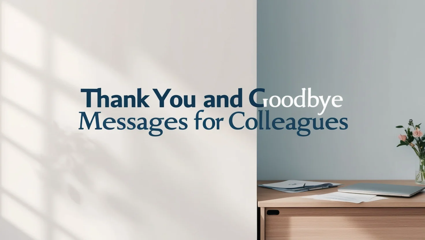 45+ Thank You And Goodbye Messages for Colleagues