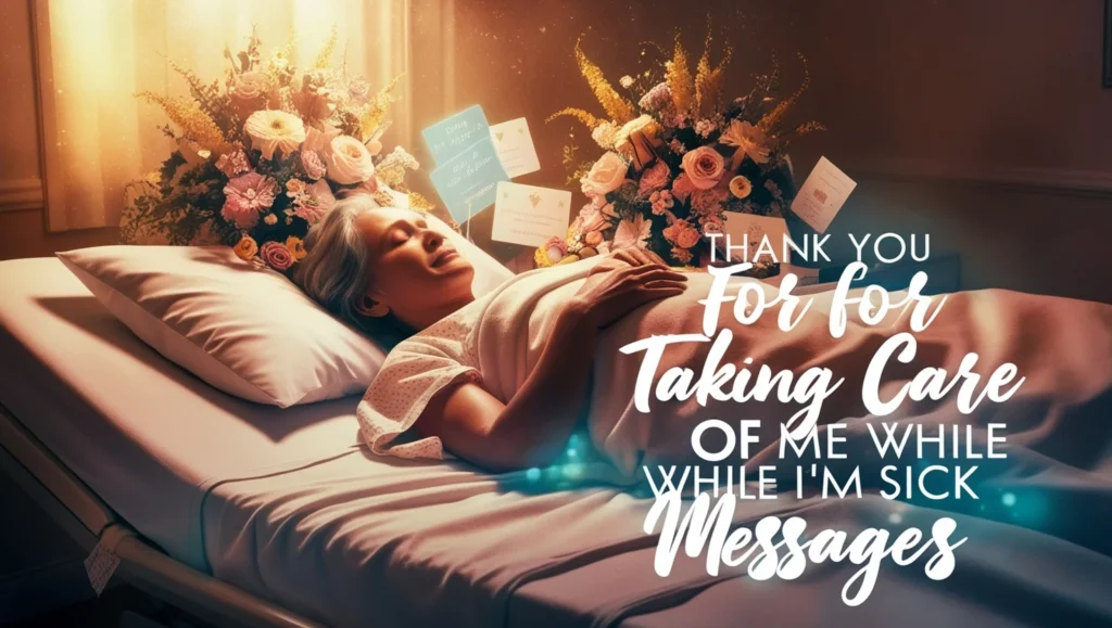 Thank You For Taking Care Of Me While I’m Sick Messages