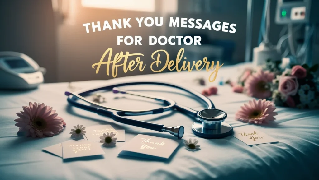 Thank You Messages for Doctor After Delivery