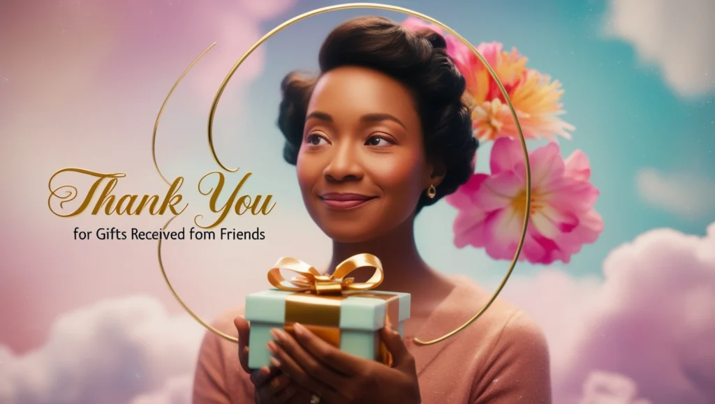 Thank You Messages for Gifts Received from Friends