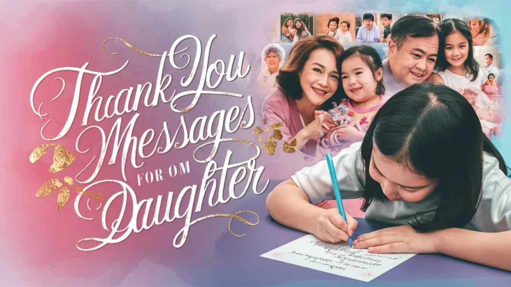 Thank You Messages for Mom from Daughter