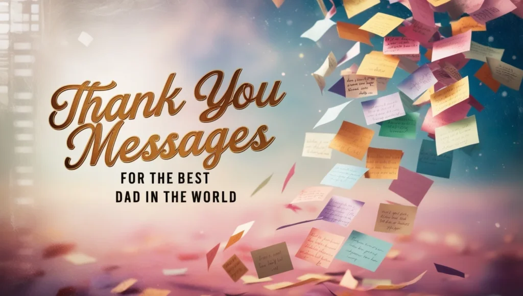 Thank You Messages for the Best Dad in the World
