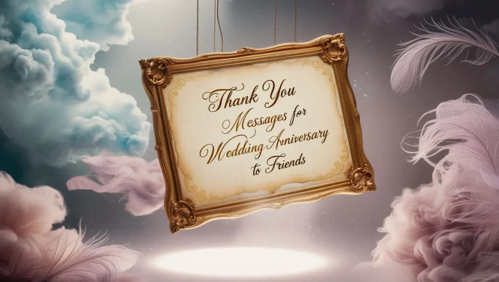Thank You Messages for Wedding Anniversary Wishes to Friends