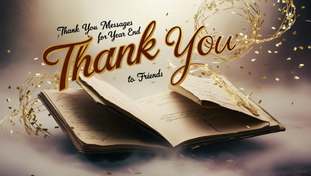 Thank You Messages for Year End to Friends