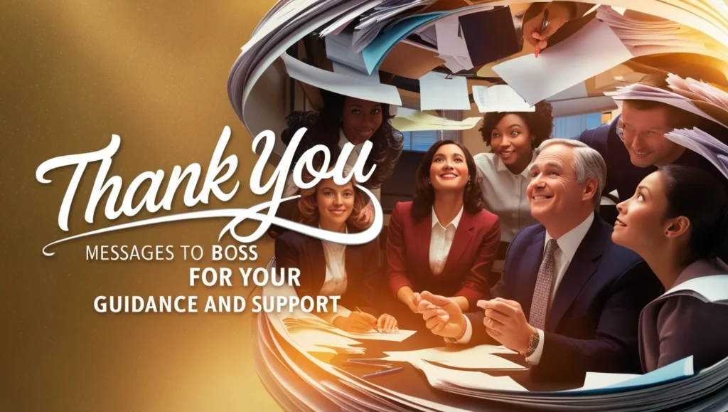 Thank You Messages to Boss for Your Guidance and Support