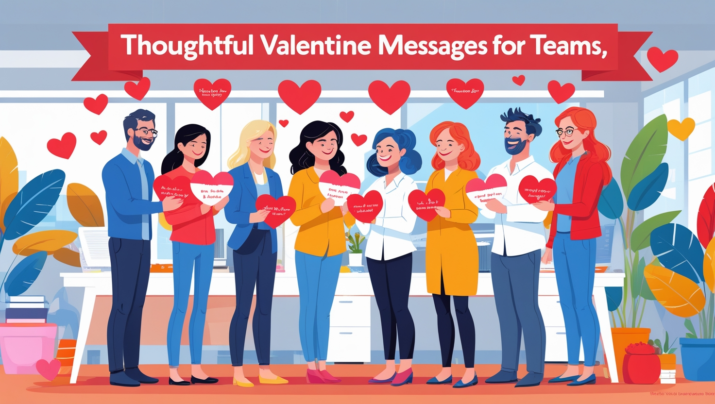 Thoughtful Valentine Messages for Teams