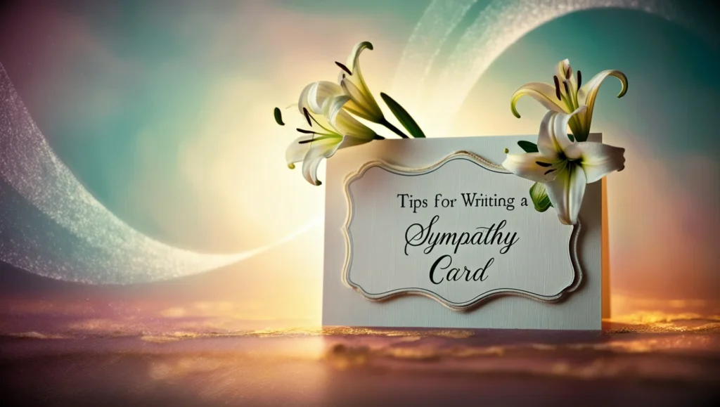 Tips for Writing a Sympathy Card