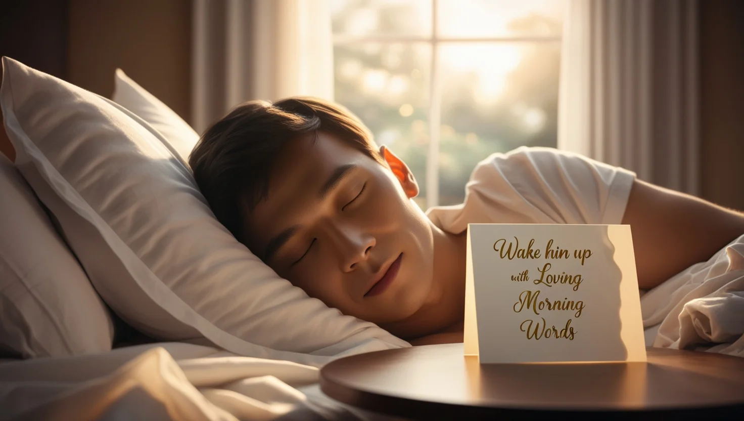 Wake Him Up with Loving Morning Words