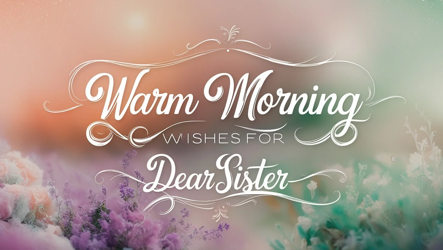 Warm Morning Wishes for a Dear Sister