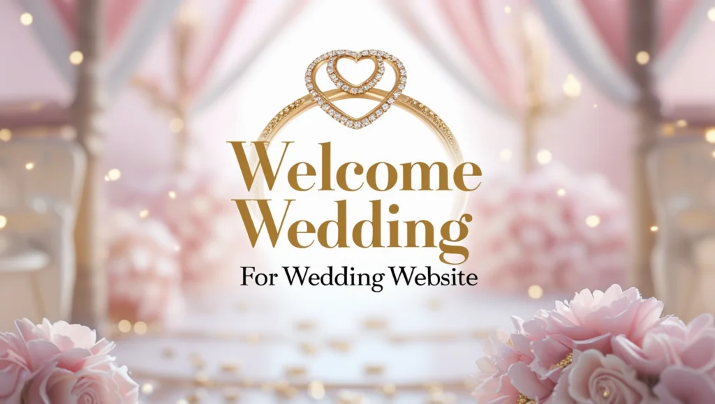 Welcome Text for Wedding Website