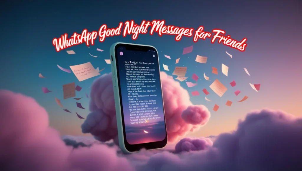 WhatsApp Good Night Messages for Friends