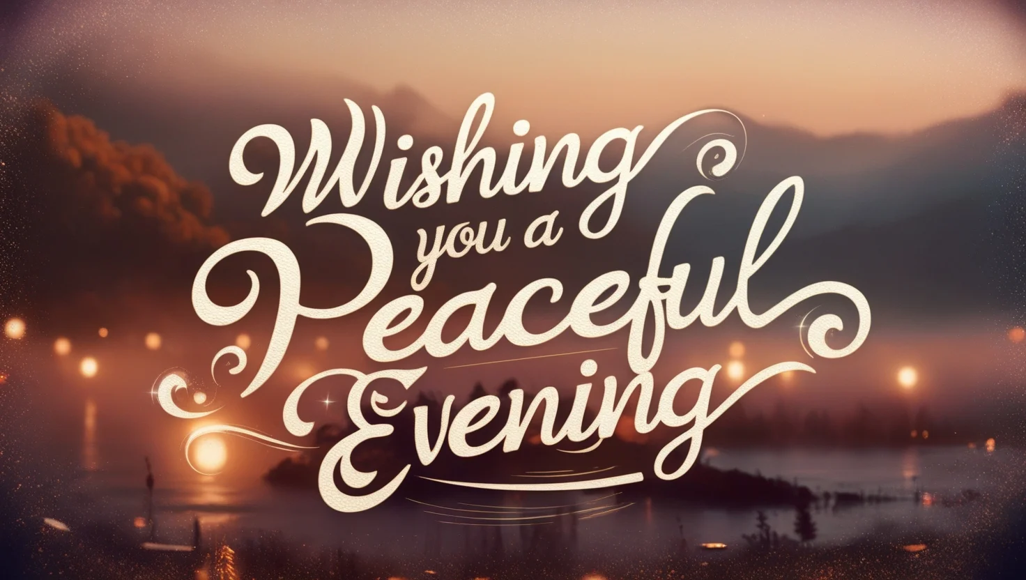 Wishing You a Peaceful Evening