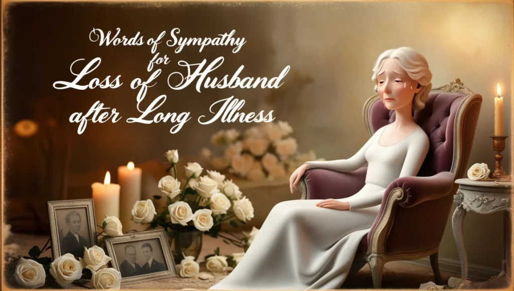 Words of Sympathy for Loss of Husband After Long Illness