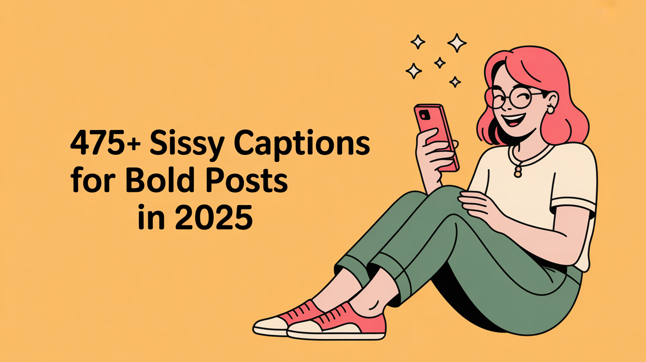 475+ Sissy Captions for Bold Posts in 2025